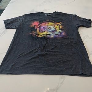 🏝t shirt NEFF gray cat 🐱 in space print lol 😂
